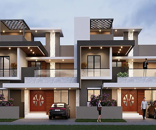 Residential project by Vastu Construction
