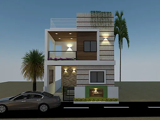 Udnor Residence — Residential project by Vastu Construction